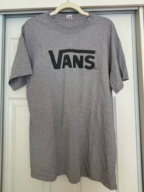 Vans Gray T-Shirt with Black Logo